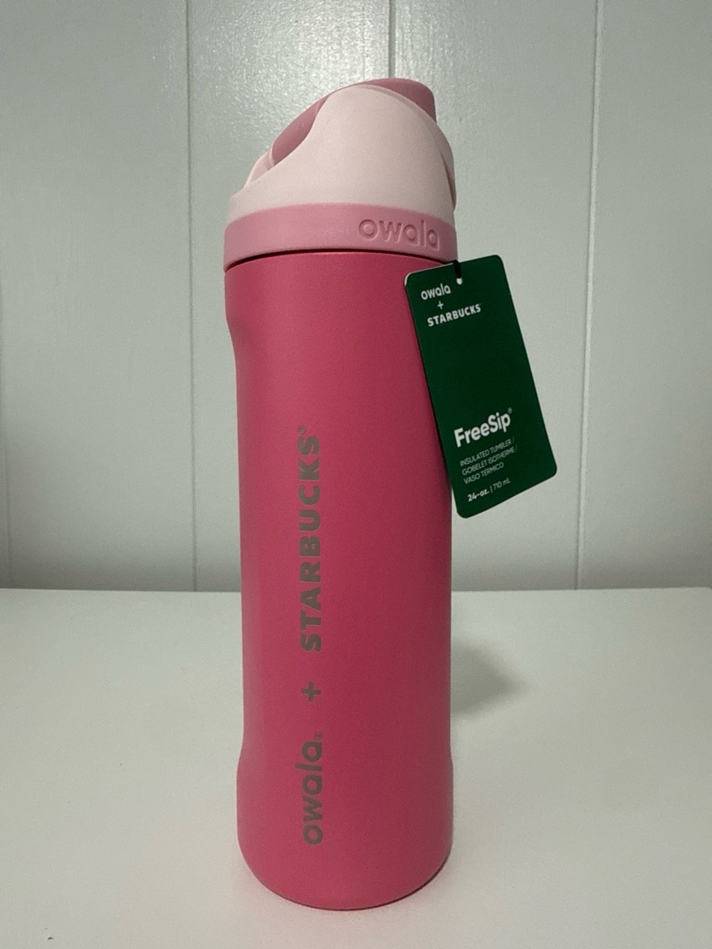 owala + Starbucks Pink Travel Bottle